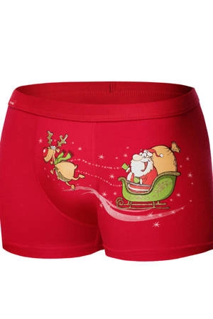 Christmas men&#39;s boxer shorts Cornette red 007/67